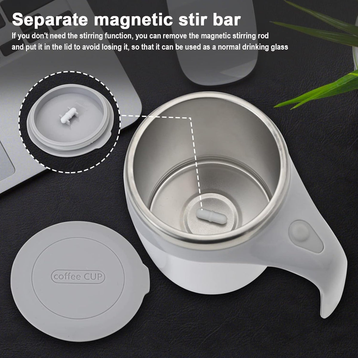 Electric Self-Stirring Mug, 380ml