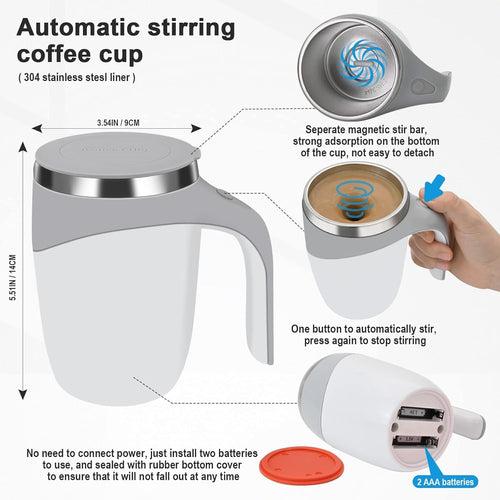 Electric Self-Stirring Mug, 380ml